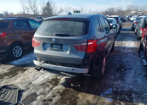 2013 BMW X3 xDrive28I from USA, damaged, VIN 5UXWX9C54D0A08370